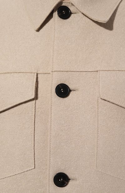 Шерстяная куртка-рубашка HARRIS WHARF LONDON, арт. C9331MLK, фото 5