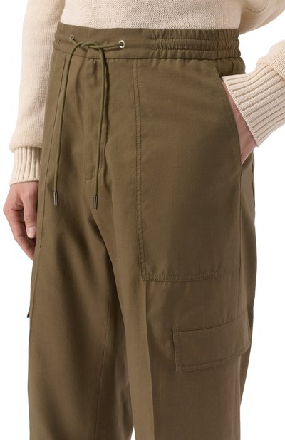 Брюки-карго из хлопка и шелка MVST, арт. 25E/X1P/0/B031/0207, фото 5
