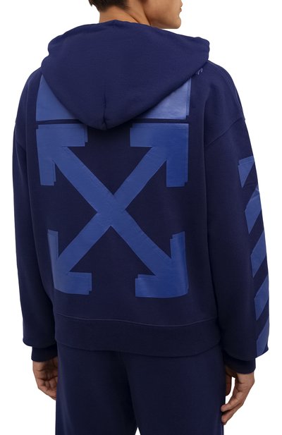 Хлопковое худи OFF-WHITE, арт. 0MBB037F21FLE007, фото 4
