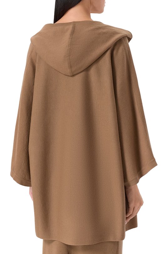Шерстяной кардиган Max Mara ASTER Коричневый  ASTER Фото 4