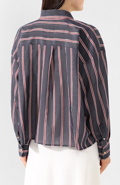 Рубашка в полоску ISABEL MARANT ETOILE, арт. CH0331-19P021E/YCA0, фото 4