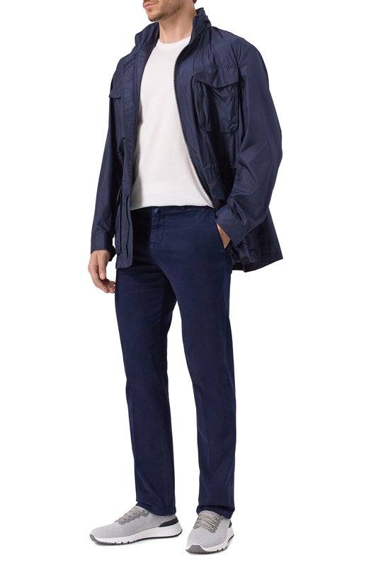 Текстильные кроссовки Brunello Cucinelli MZUPMB0252 Серый  MZUPMB0252 Фото 2