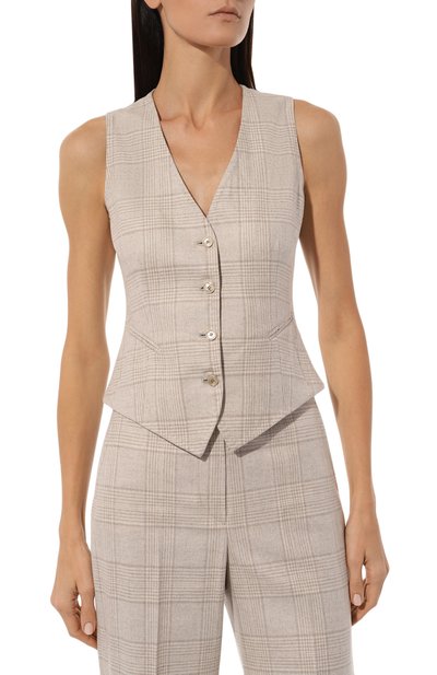 Жилет из шерсти и кашемира KITON, арт. D47456K0520E02, фото 3