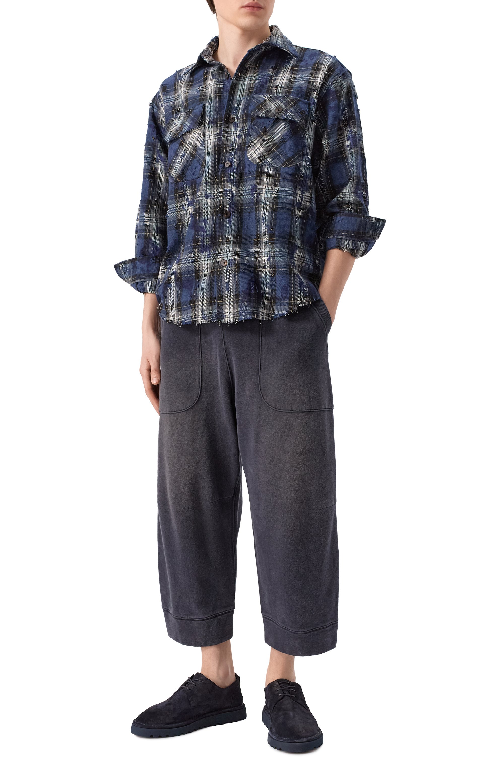 Хлопковые джоггеры R13, арт. R13MK254-001BG, фото 2