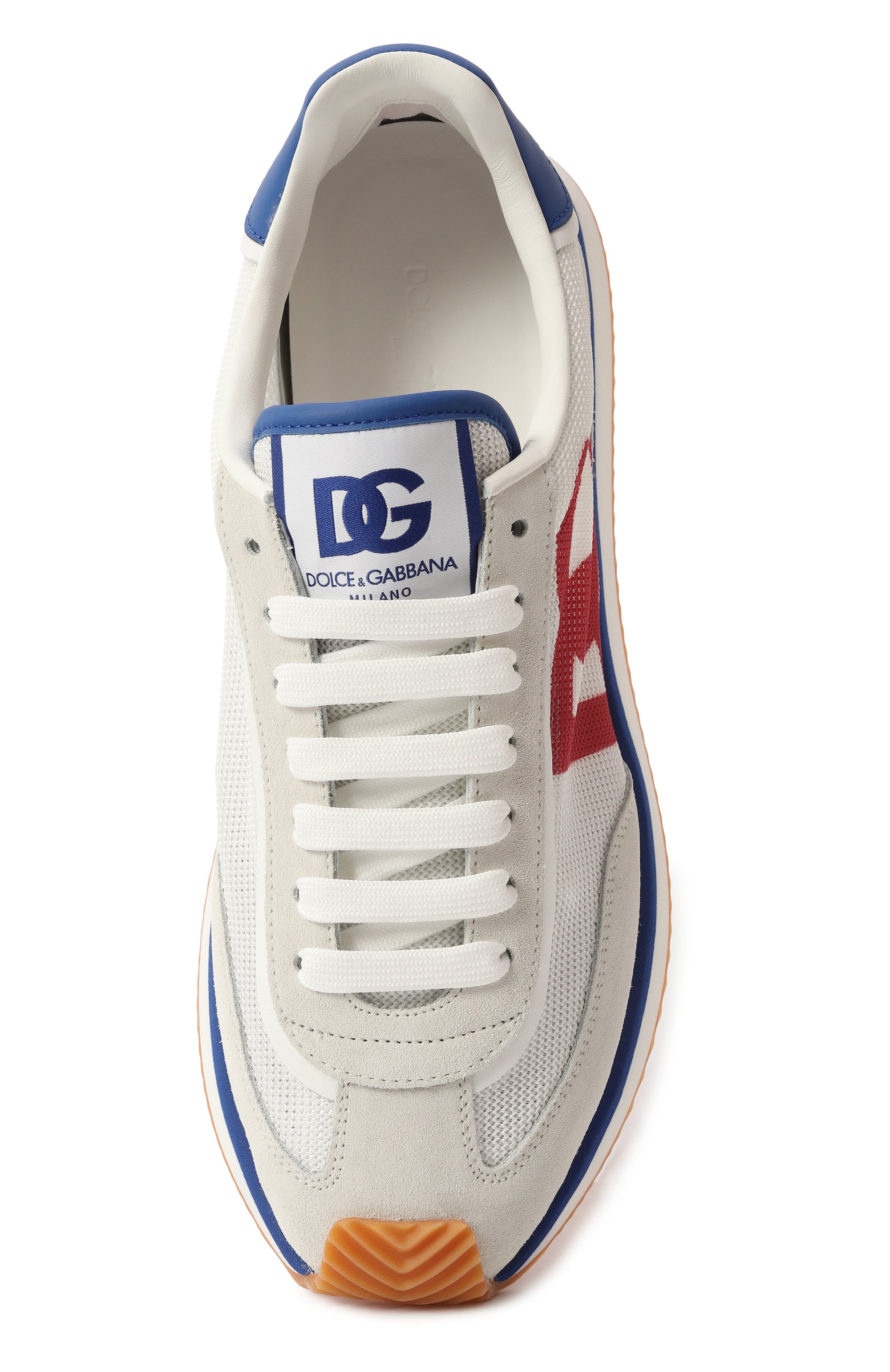 Комбинированные кроссовки dg cushion DOLCE & GABBANA, арт. CS2288/A5355, фото 6