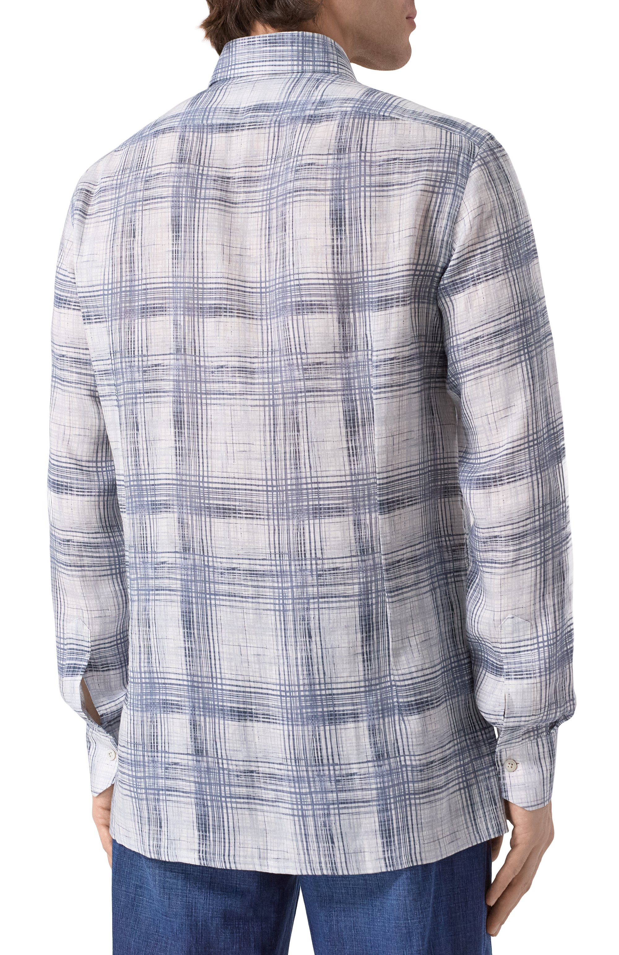 Льняная рубашка KITON, арт. UMCNERH0924406, фото 4