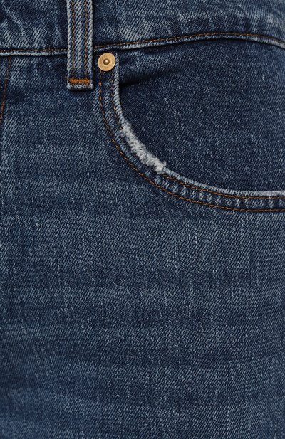Джинсы 7 FOR ALL MANKIND синего цвета по цене 21100 руб., арт. JSSTC100SC, фото 5 Джинсы 7 FOR ALL MANKIND, арт. JSSTC100SC, фото 5
