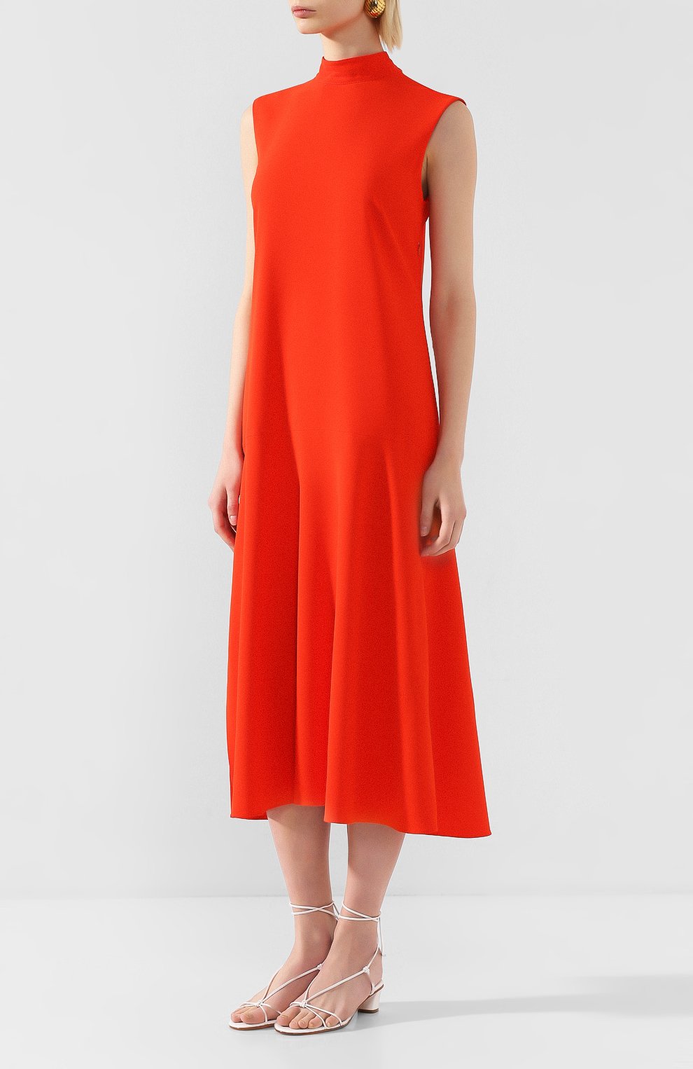 Платье VICTORIA, VICTORIA BECKHAM красного цвета по цене 47350 руб., арт. 2120WDR000840A, фото 3 Платье VICTORIA, VICTORIA BECKHAM, арт. 2120WDR000840A, фото 3