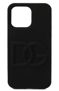 Чехол для iphone 14 pro max DOLCE & GABBANA черного цвета, арт. BP3265/AG816 | Фото 1 (Материал: Резина; Региональные ограничения белый список (Axapta Mercury): Не проставлено; Нос: Не проставлено)