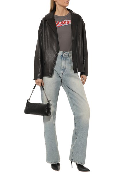 Хлопковая футболка PHILOSOPHY DI LORENZO SERAFINI, арт. A0704/0744, фото 2