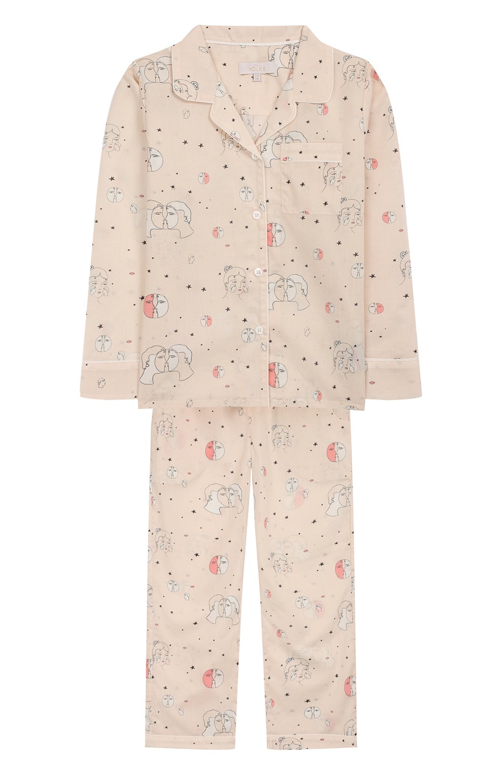 Хлопковая пижама LITTLE YOLKE, арт. AW19-12C-TL-PP/1-8Y, фото 1