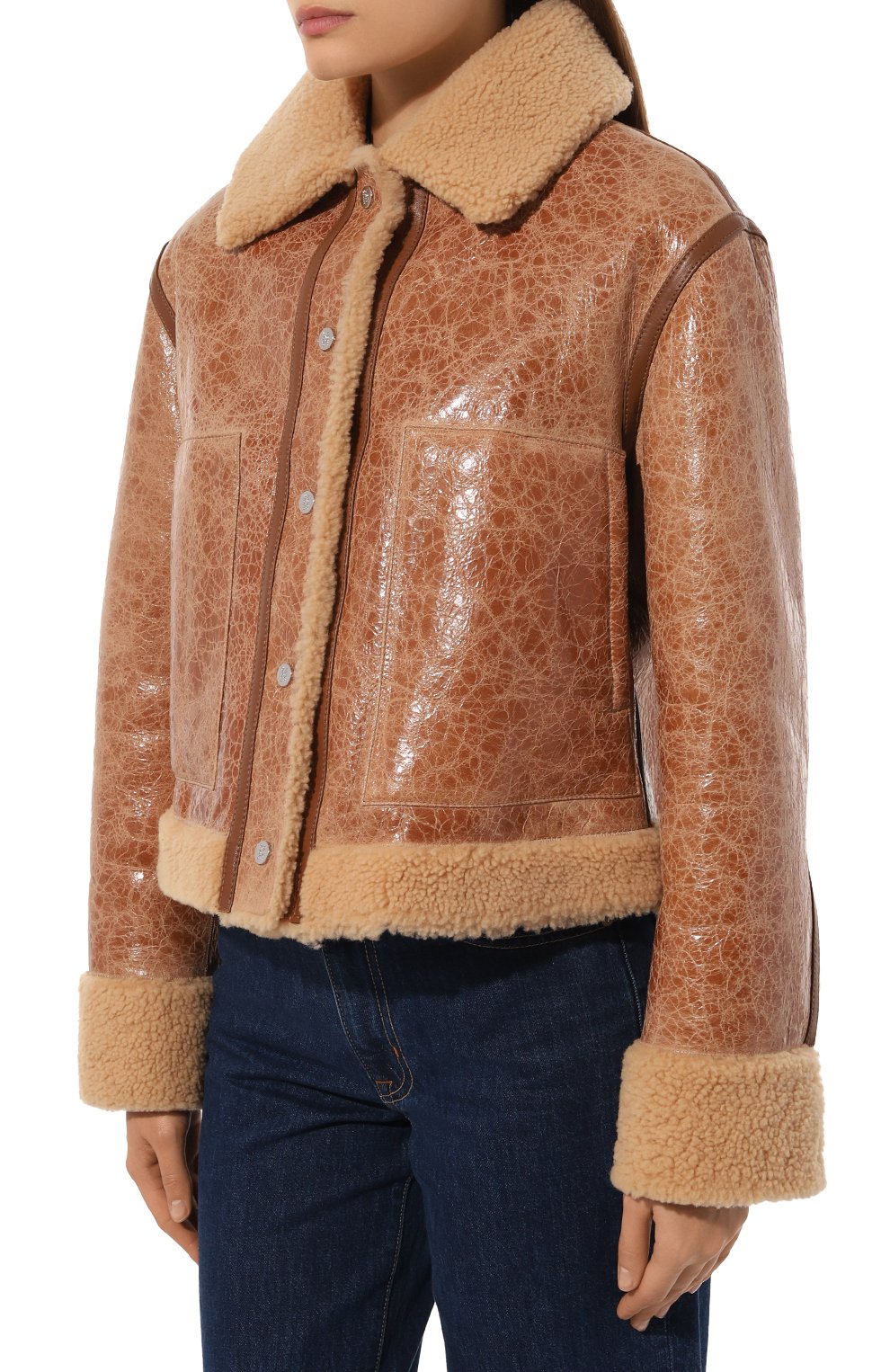 Дубленка из овчины ANNE VEST бежевого цвета по цене 254500 руб., арт. FW24/01/33944/16, фото 3 Дубленка из овчины ANNE VEST, арт. FW24/01/33944/16, фото 3