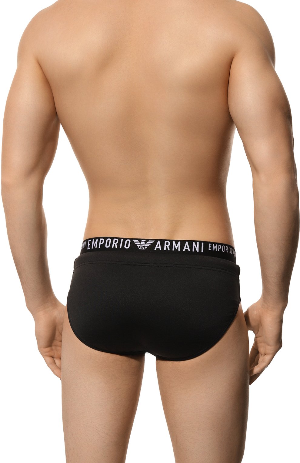 Плавки EMPORIO ARMANI черного цвета по цене 6995 руб., арт. 211734/4R404, фото 3 Плавки EMPORIO ARMANI, арт. 211734/4R404, фото 3