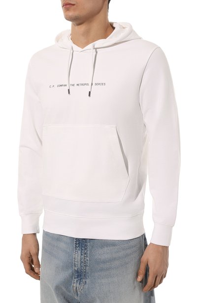 Хлопковое худи C.P. COMPANY, арт. 16CLSS041A006452W, фото 3