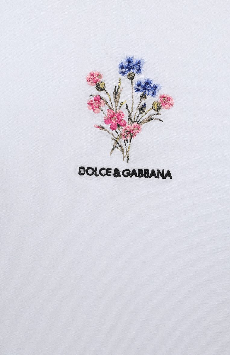 Хлопковый лонгслив DOLCE & GABBANA, арт. L5JTJL/G7KC7/8-14, фото 1