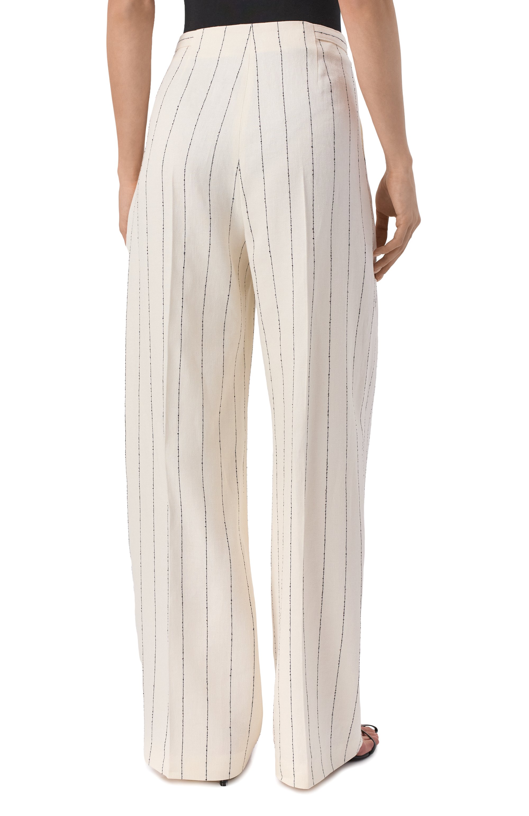 Брюки изо льна и вискозы BOSS, арт. 50538216, фото 4