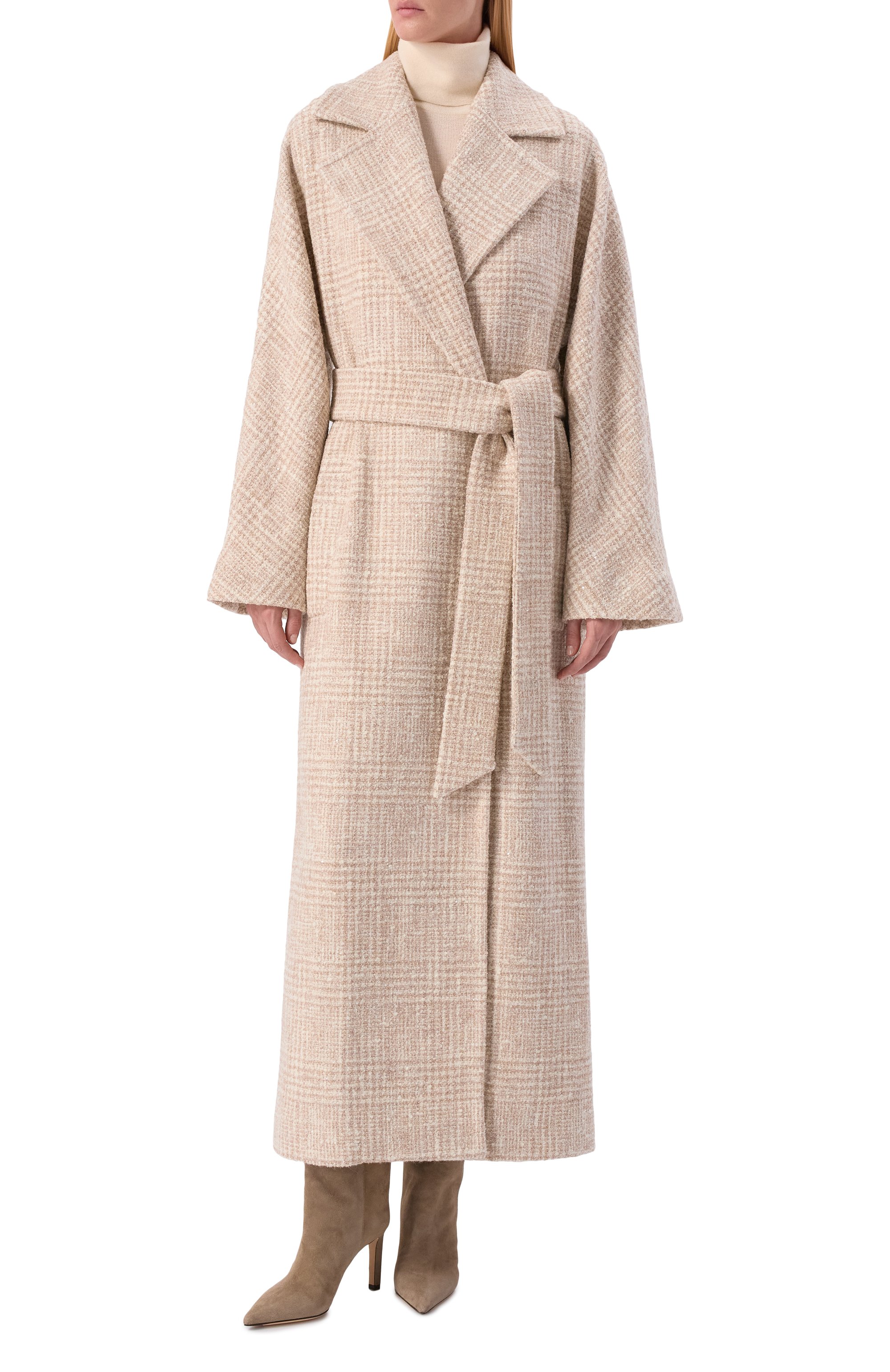 Шерстяное пальто KITON, арт. D60608K0519G02, фото 3