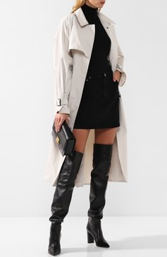 Кожаные ботфорты morgan 85 на устойчивом каблуке GIANVITO ROSSI, арт. G80618.85RIC.NVINER0, фото 1