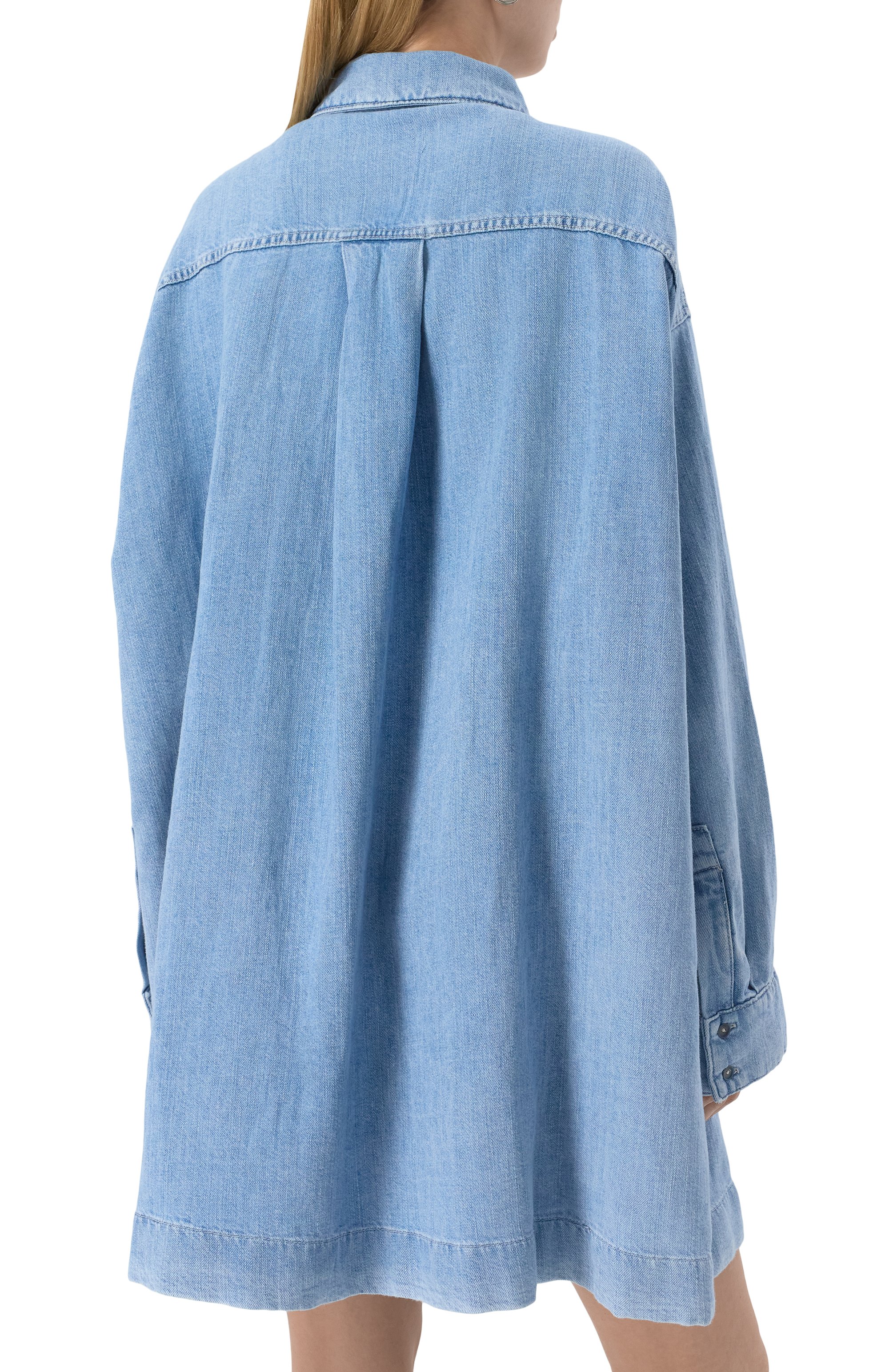 Джинсовое платье 7 FOR ALL MANKIND, арт. 7U015U03KNS, фото 4