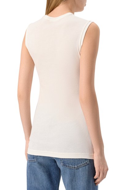 Комплект из трех хлопковых маек JIL SANDER разноцветного цвета по цене 67100 руб., арт. J40FV0106/JTN356, фото 4 Комплект из трех хлопковых маек JIL SANDER, арт. J40FV0106/JTN356, фото 4