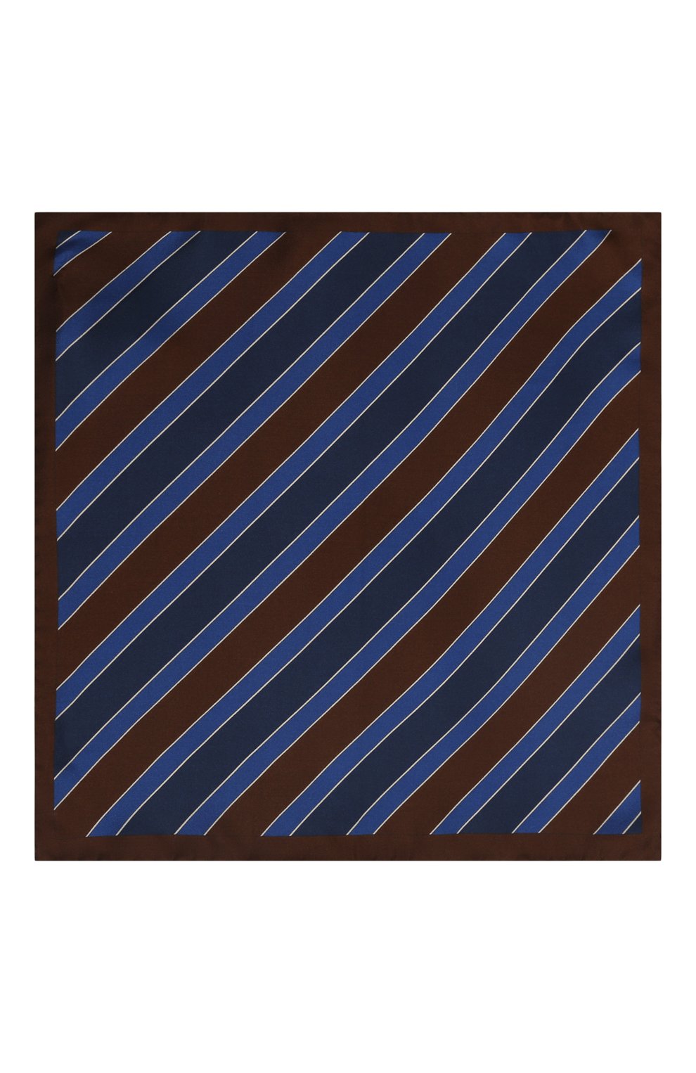 Шелковый платок ALTEA темно-синего цвета по цене 5915 руб., арт. 2268402, фото 3 Шелковый платок ALTEA, арт. 2268402, фото 3