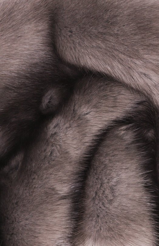 Меховой шарф из норки MVST MSC-01 MINK IRIS Серый  MSC-01 MINK IRIS Фото 3