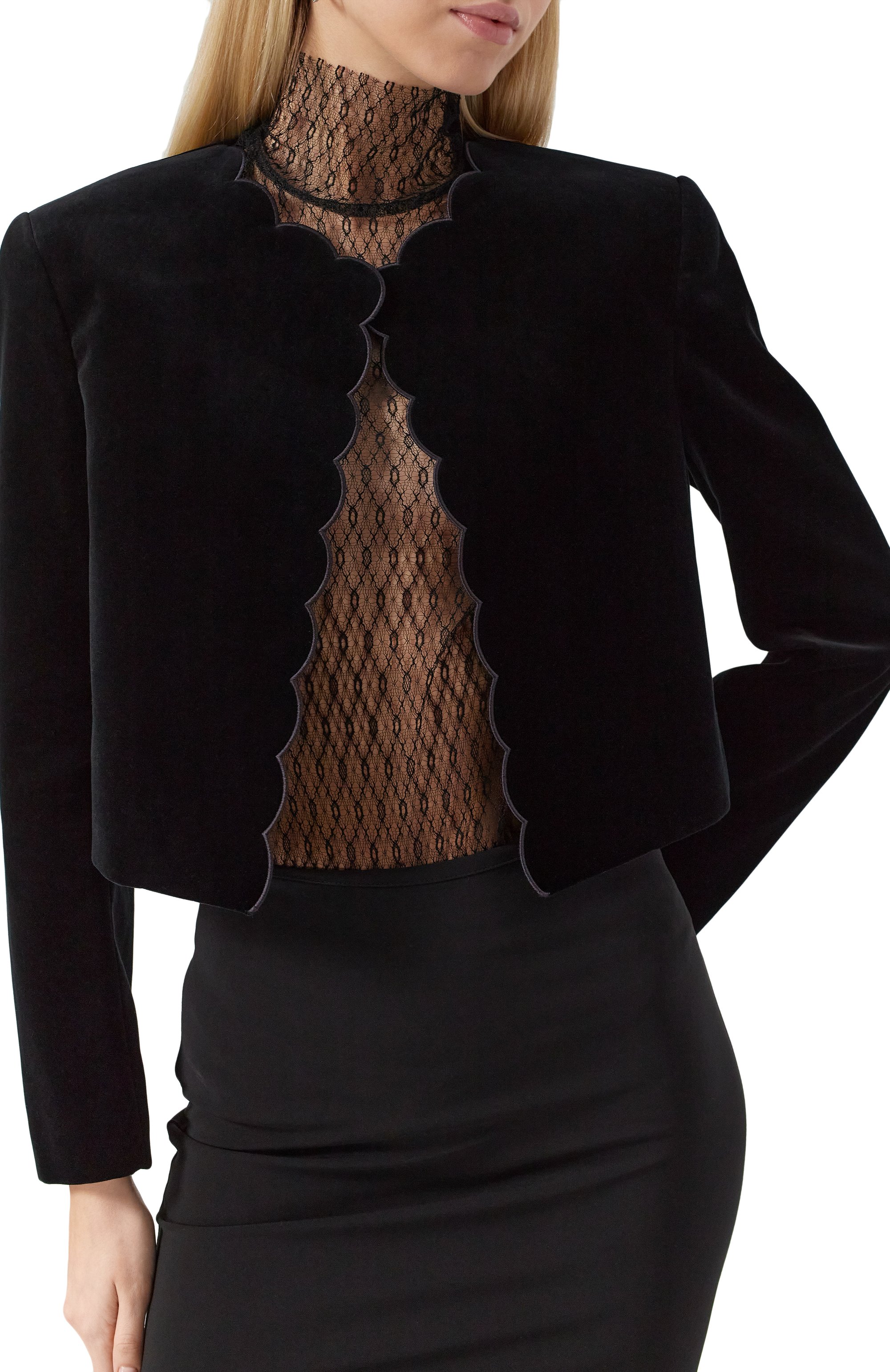 Бархатный жакет CHLOÉ, арт. CHC25SVE01017, фото 5