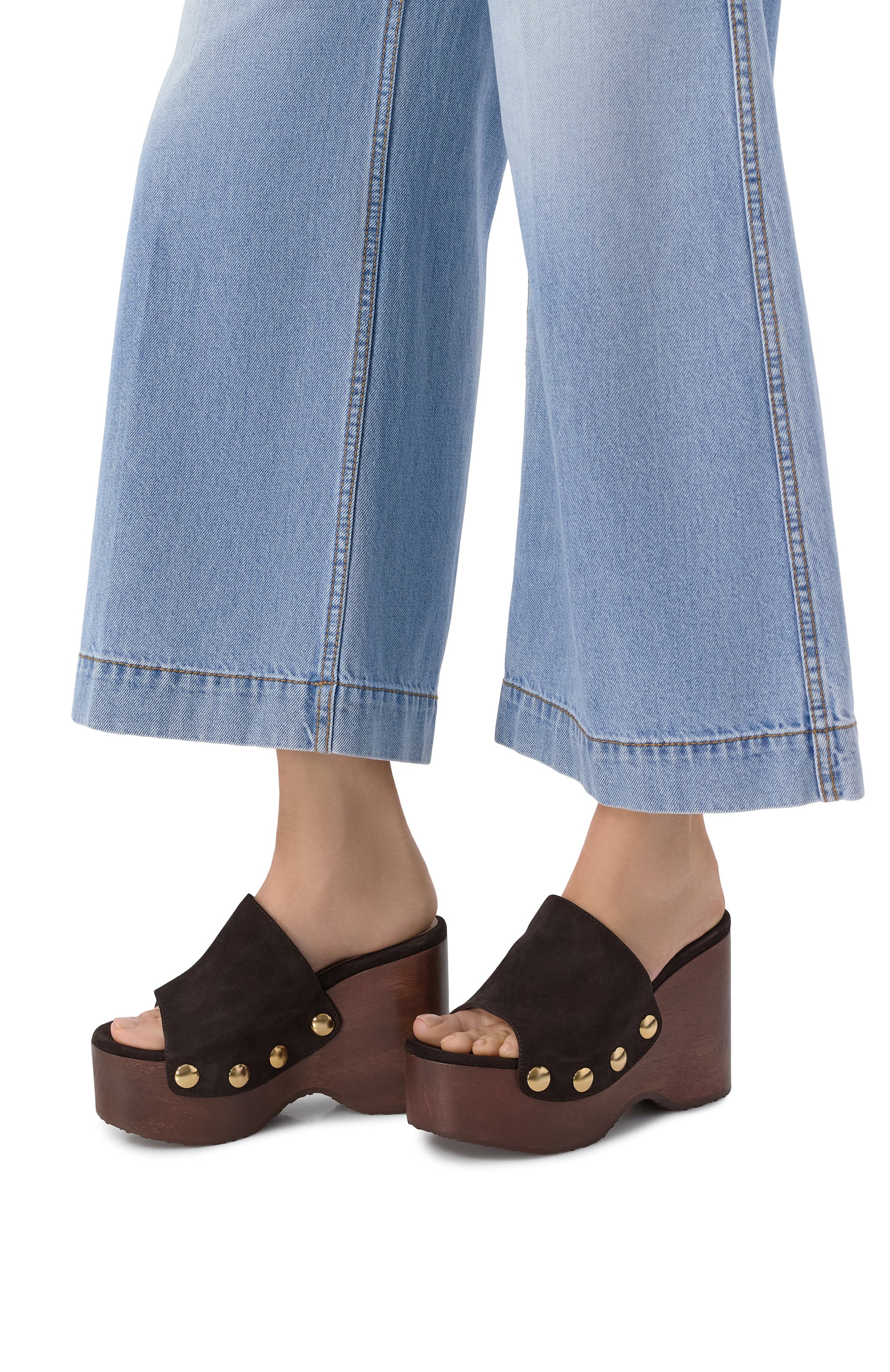 Замшевые сабо ardéa GIANVITO ROSSI, арт. G10201.60LEG.CAMM0KA, фото 2