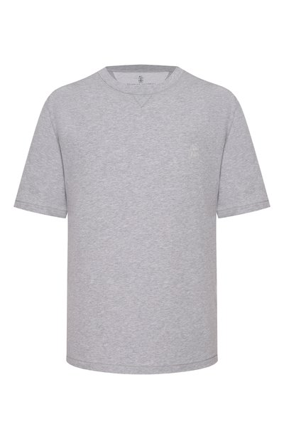 Мужская хлопковая футболка BRUNELLO CUCINELLI, арт. M0B131328W