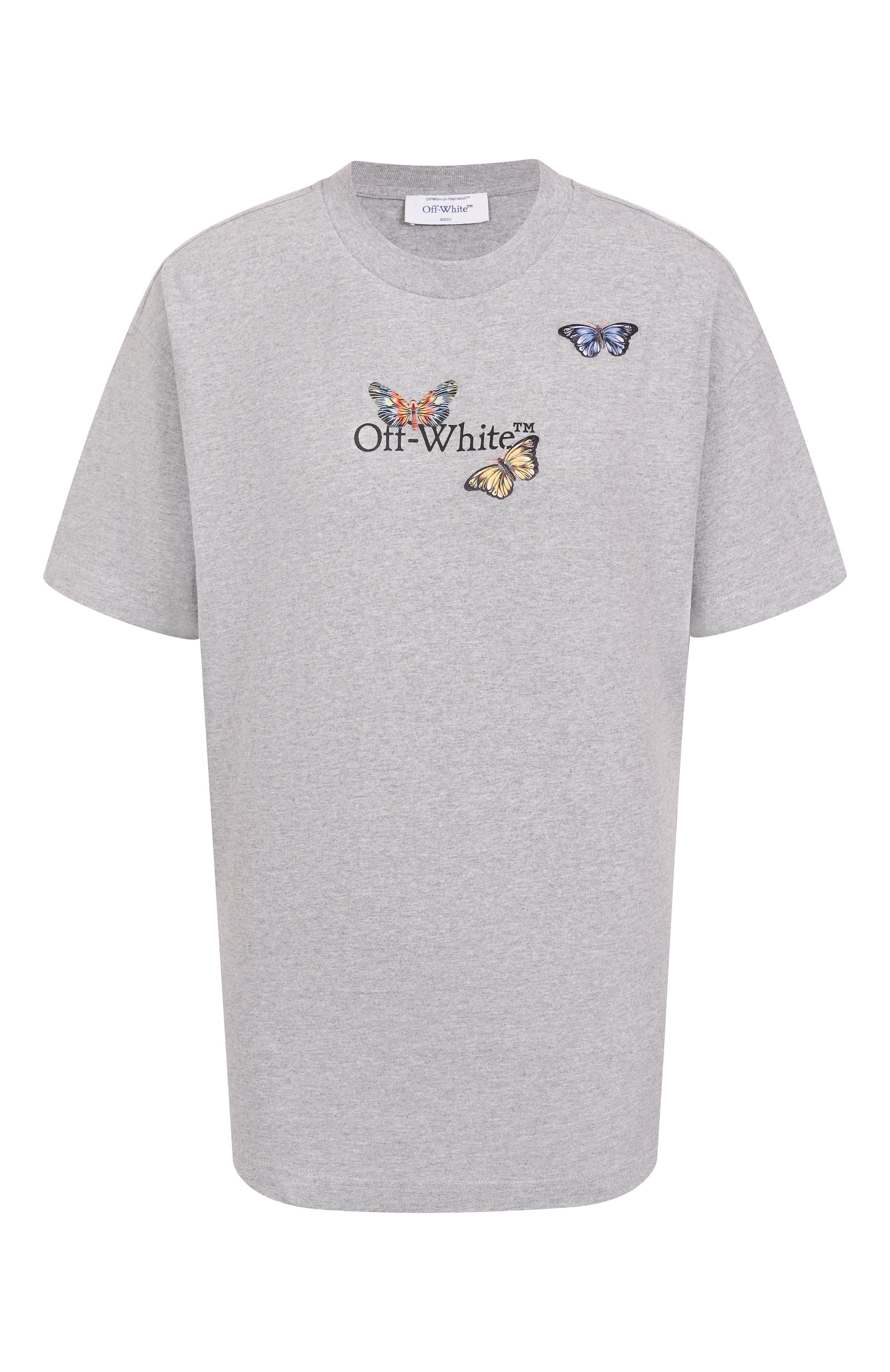 Хлопковая футболка OFF-WHITE, арт. 0WAA089S25JER007, фото 1