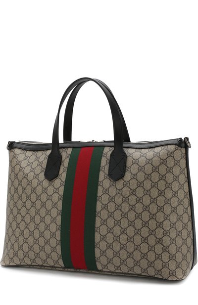 Сумка gg supreme web с плечевым ремнем GUCCI, арт. 359261/KHNGN, фото 3