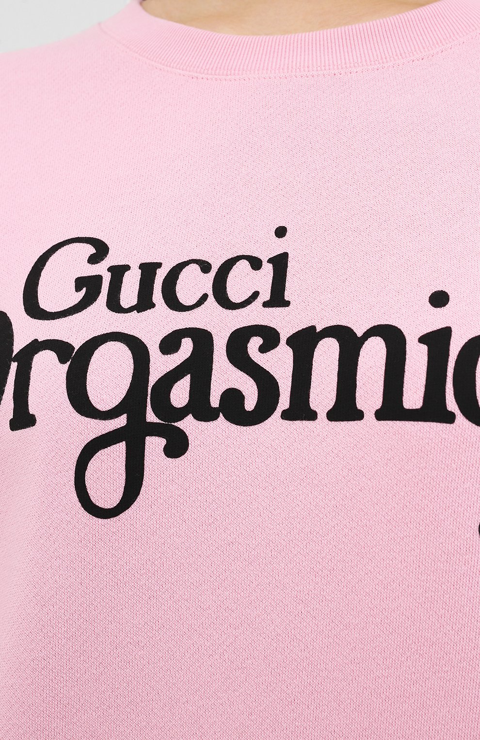 Хлопковый свитшот GUCCI розового цвета по цене 67300 руб., арт. 617964/XJCK0, фото 5 Хлопковый свитшот GUCCI, арт. 617964/XJCK0, фото 5