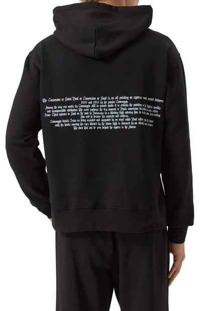 Хлопковое худи DIEGO VENTURINO, арт. DVFLHDVC, фото 4