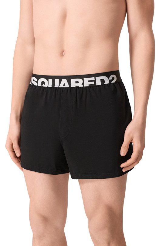 Хлопковые боксеры Dsquared2 D9LE56190 Чёрный  D9LE56190 Фото 2