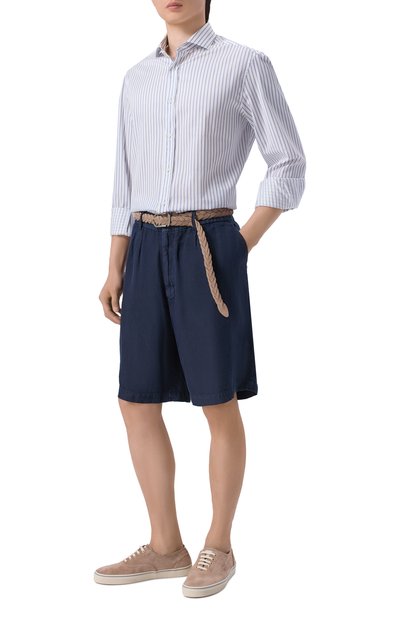 Мужские льняные шорты BRUNELLO CUCINELLI, арт. M243DU0065
