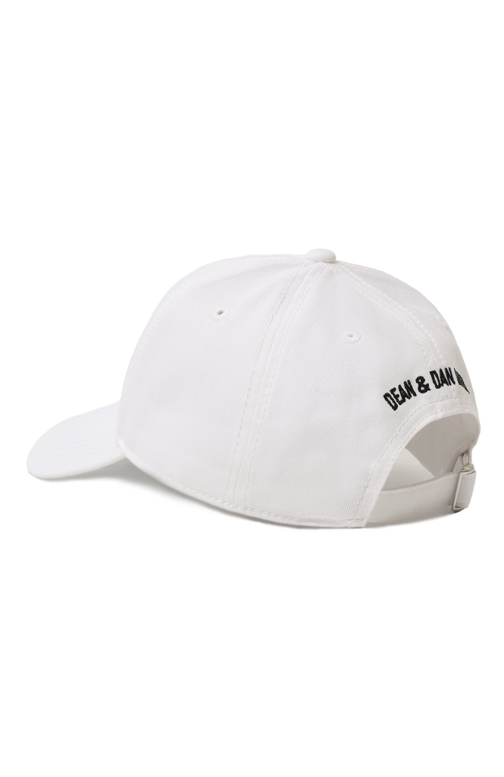 Бейсболка DSQUARED2 белого цвета по цене 11550 руб., арт. DQ2116/D00YT, фото 2 Бейсболка DSQUARED2, арт. DQ2116/D00YT, фото 2