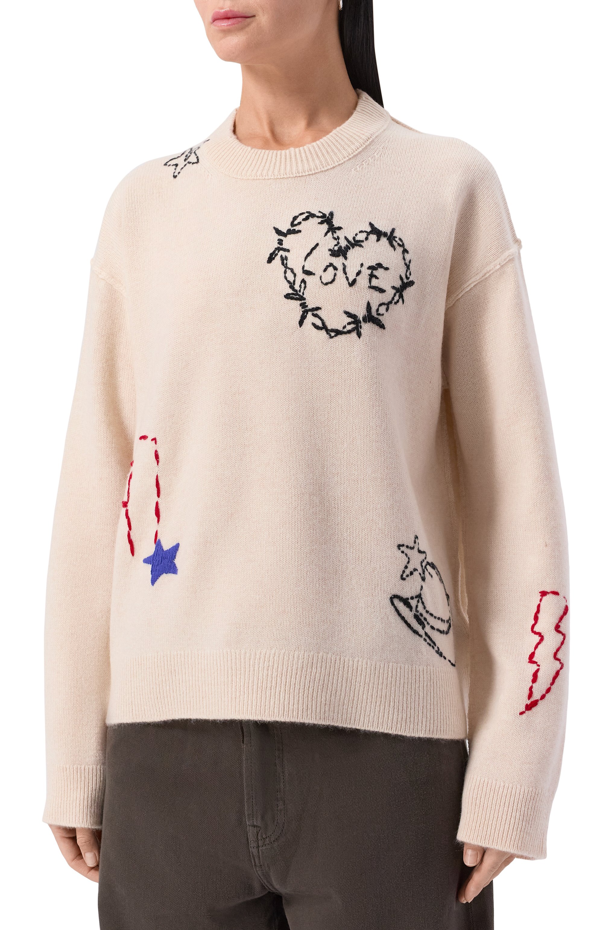 Кашемировый пуловер ZADIG AND VOLTAIRE, арт. KWSW02810, фото 3