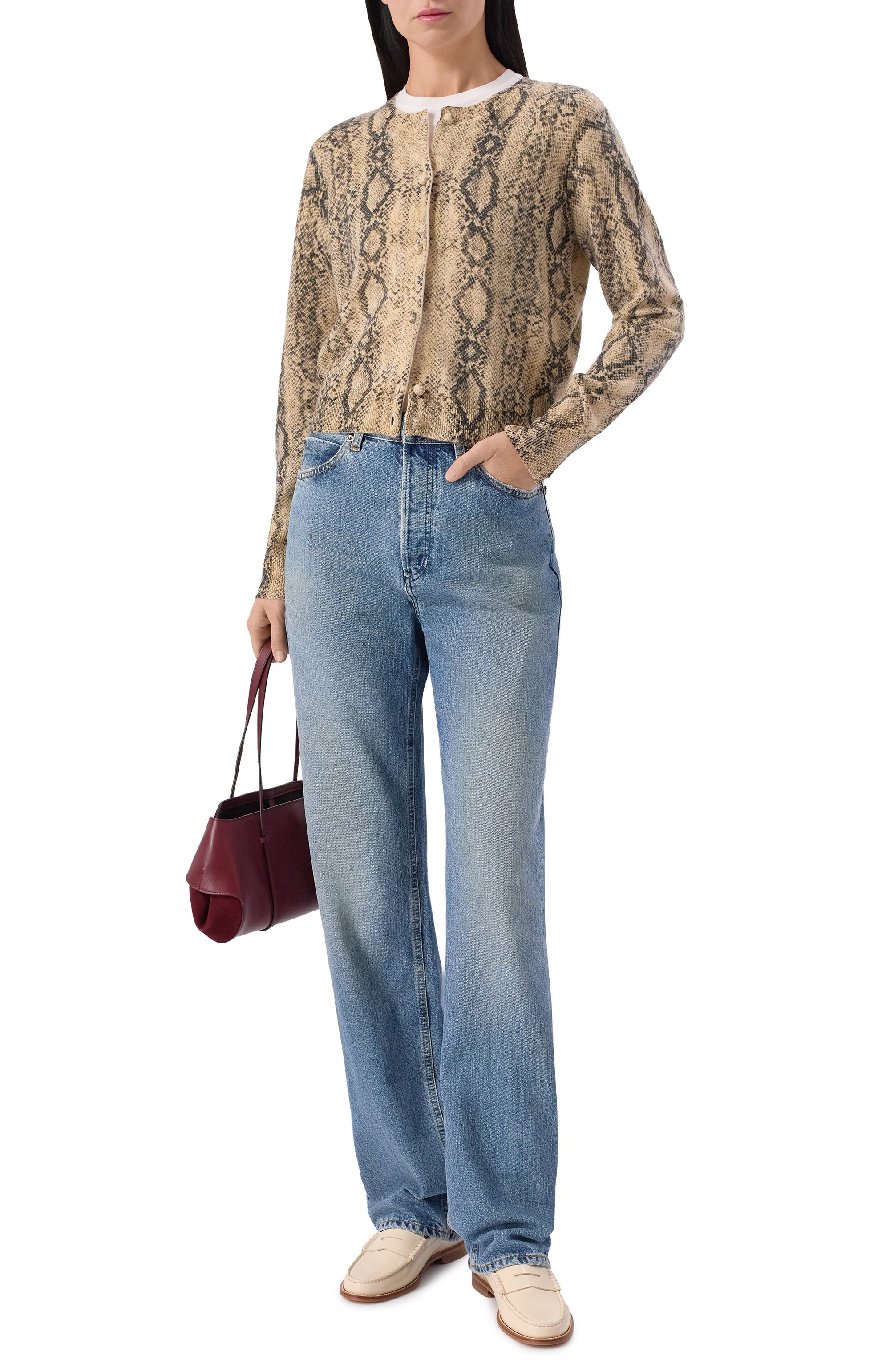 Кашемировый кардиган FRAME DENIM, арт. WP26KSW048/THE CASHMERE SNAKE CARDI, фото 2