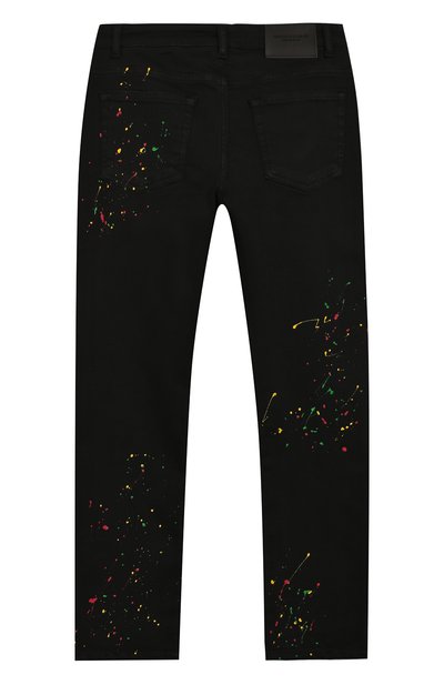 Джинсы MARCELO BURLON KIDS OF MILAN черного цвета по цене 20850 руб., арт. 20E/B/MB/3062/1042/8-14Y, фото 2 Джинсы MARCELO BURLON KIDS OF MILAN, арт. 20E/B/MB/3062/1042/8-14Y, фото 2