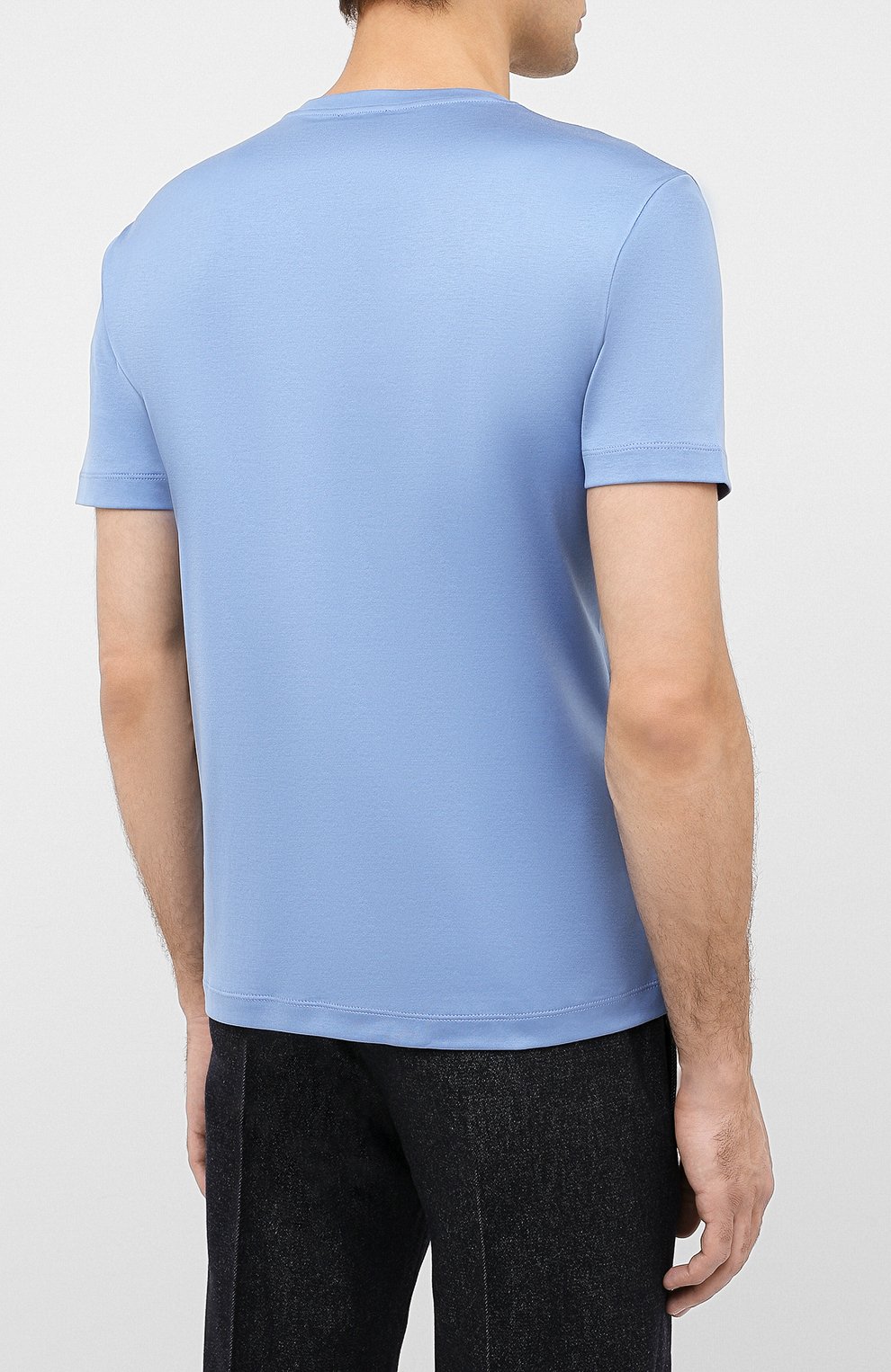 Хлопковая футболка GIORGIO ARMANI, арт. 3HSM72/SJTKZ, фото 4