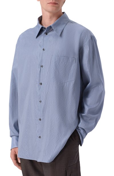 Рубашка из хлопка и шелка GIORGIO ARMANI, арт. GM004059/TE23091, фото 3