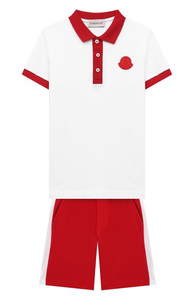 Комплект из поло и шорт MONCLER, арт. G1-954-8M746-20-8496W/8-10A, фото 1