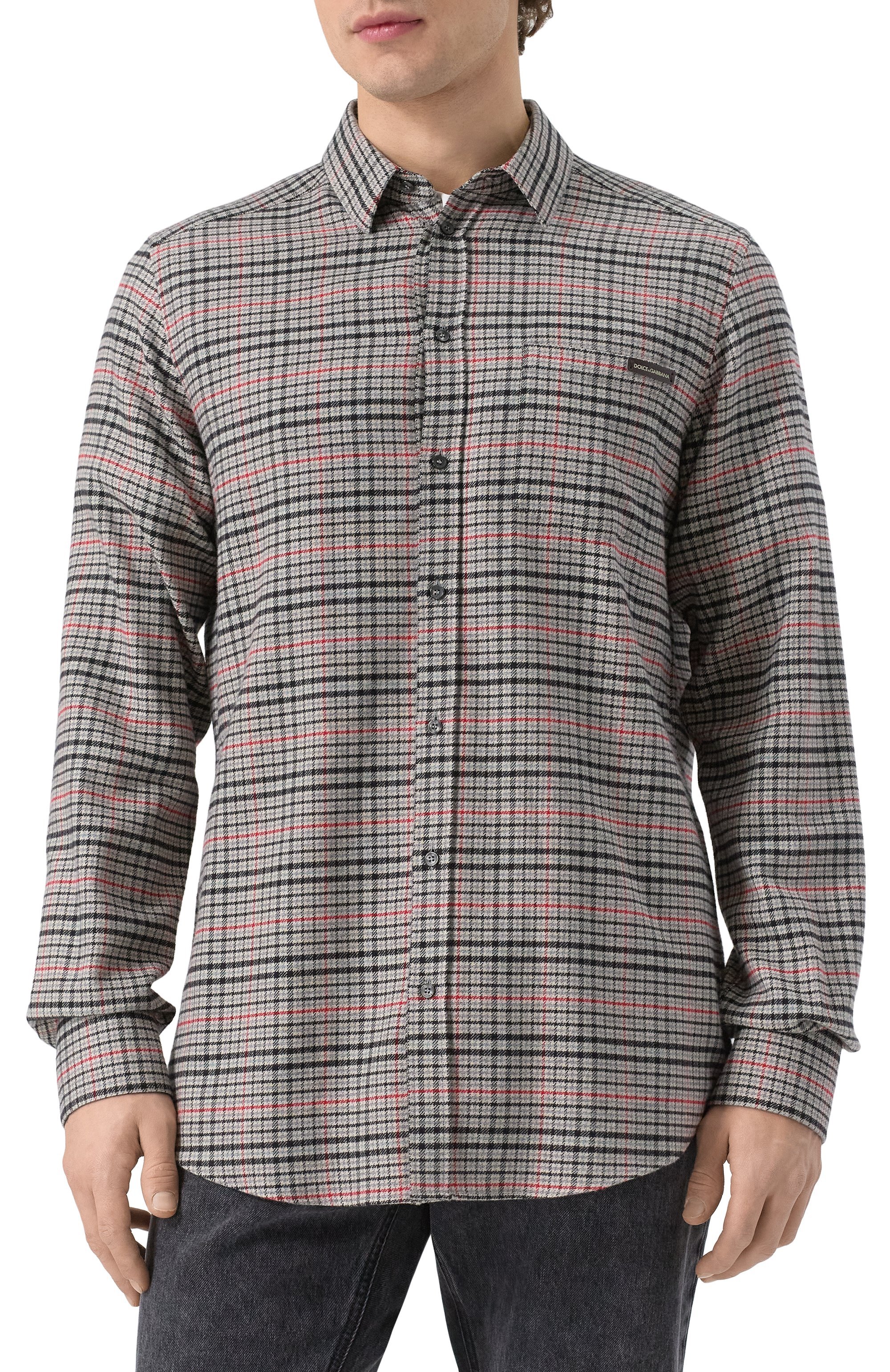 Хлопковая рубашка DOLCE & GABBANA, арт. G5JZ9T/GJ290, фото 3