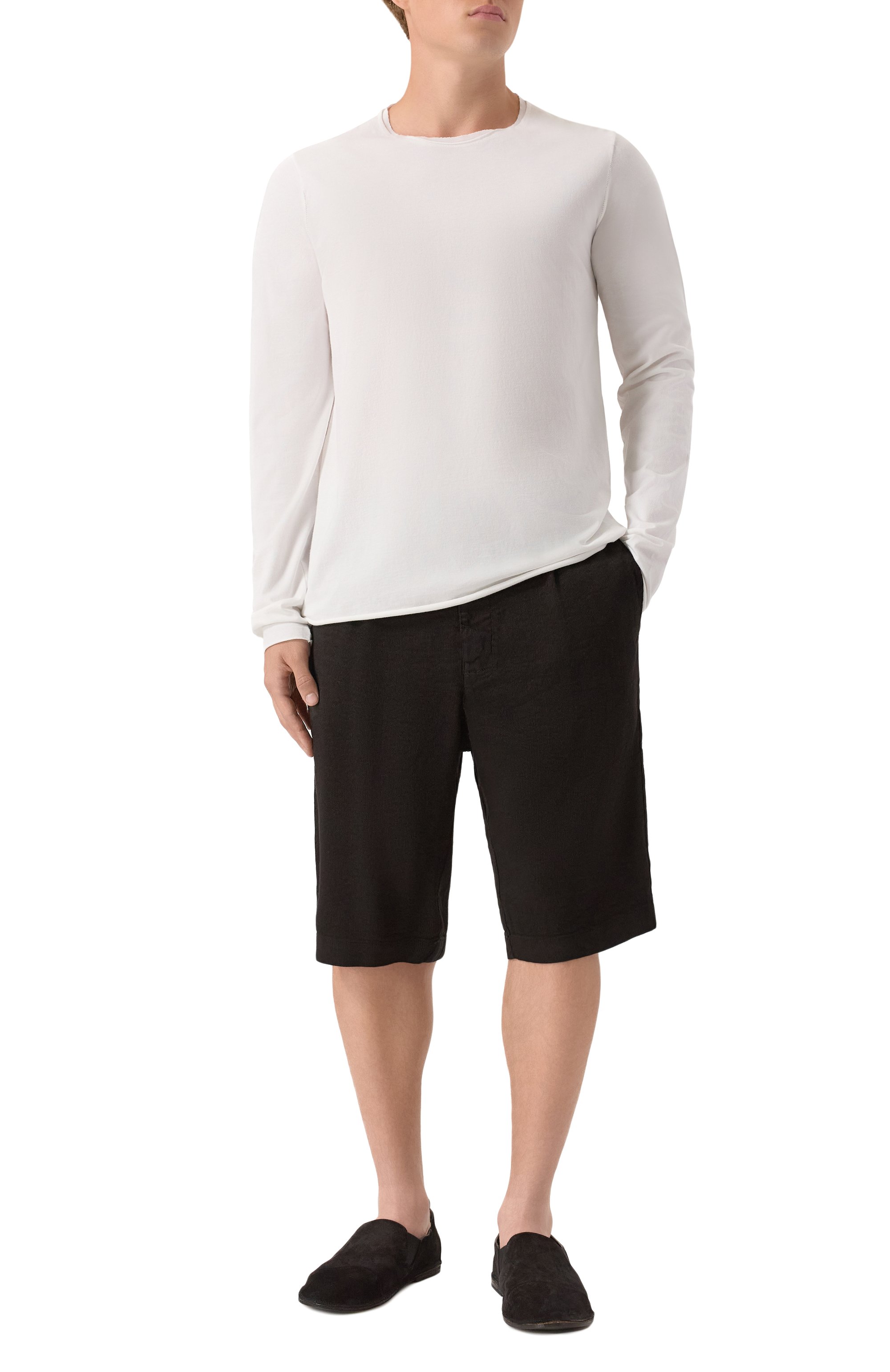 Шорты изо льна и вискозы TRANSIT, арт. CFUTRWH173, фото 2