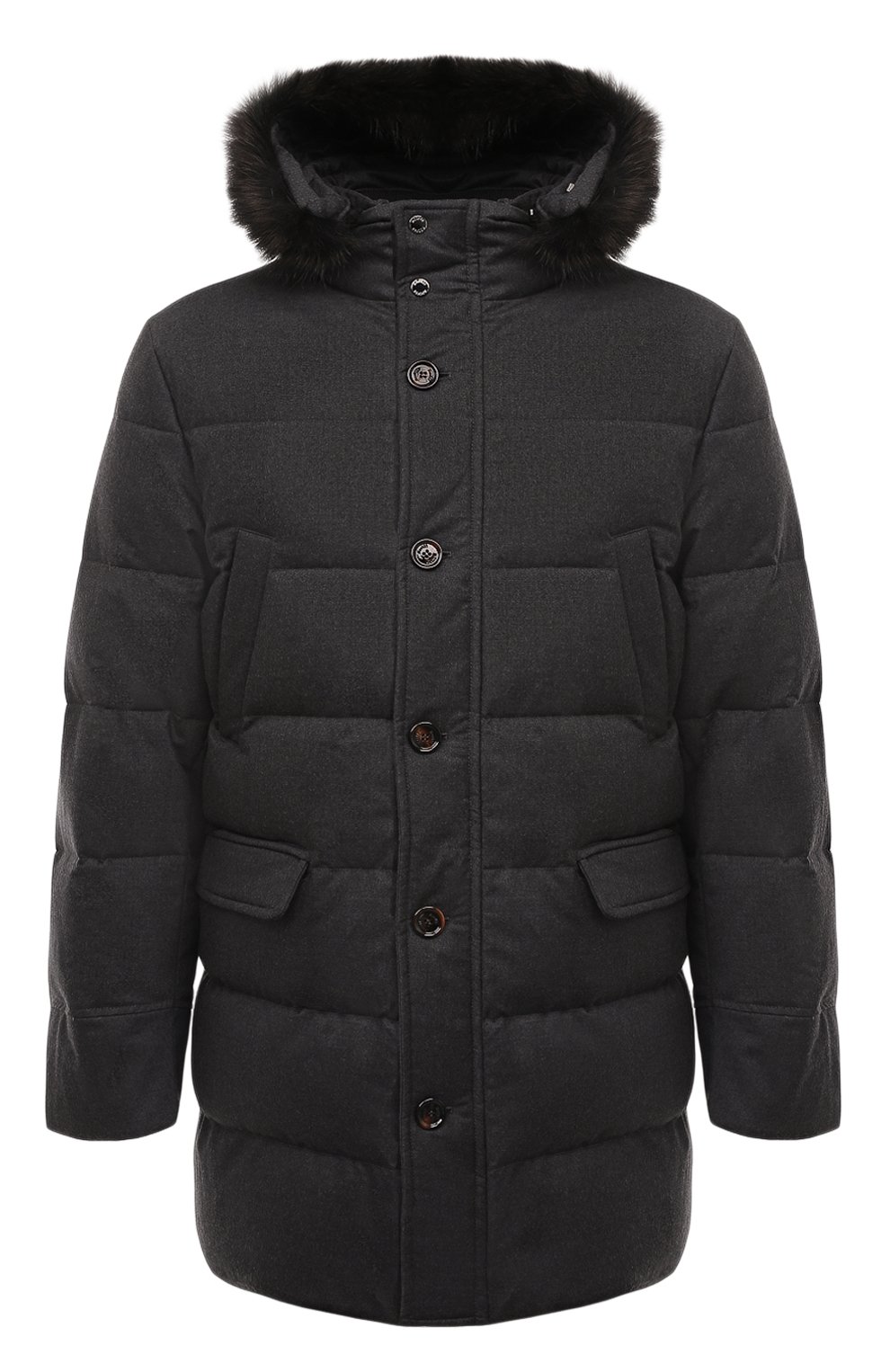 Пуховик barbieri-ll с отделкой из енота MOORER, арт. IREIBRA-LL_SET, фото 1