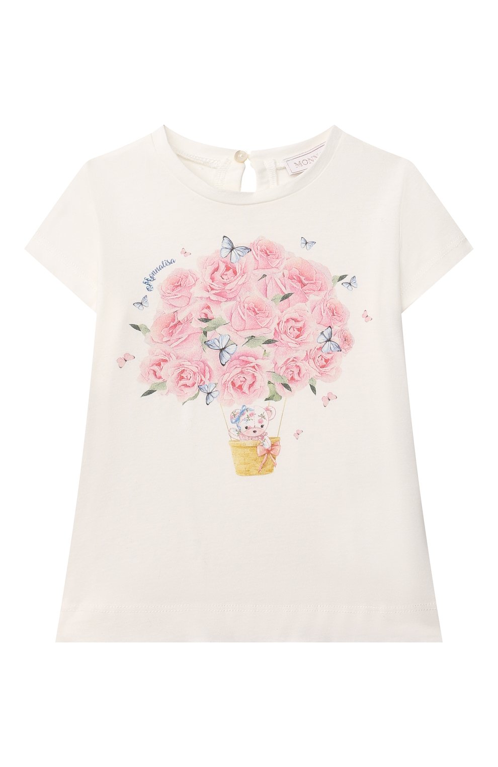 Хлопковая футболка MONNALISA, арт. 399606., фото 1