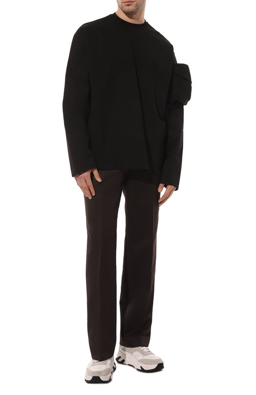 Хлопковый лонгслив Oamc Чёрный, фото 2