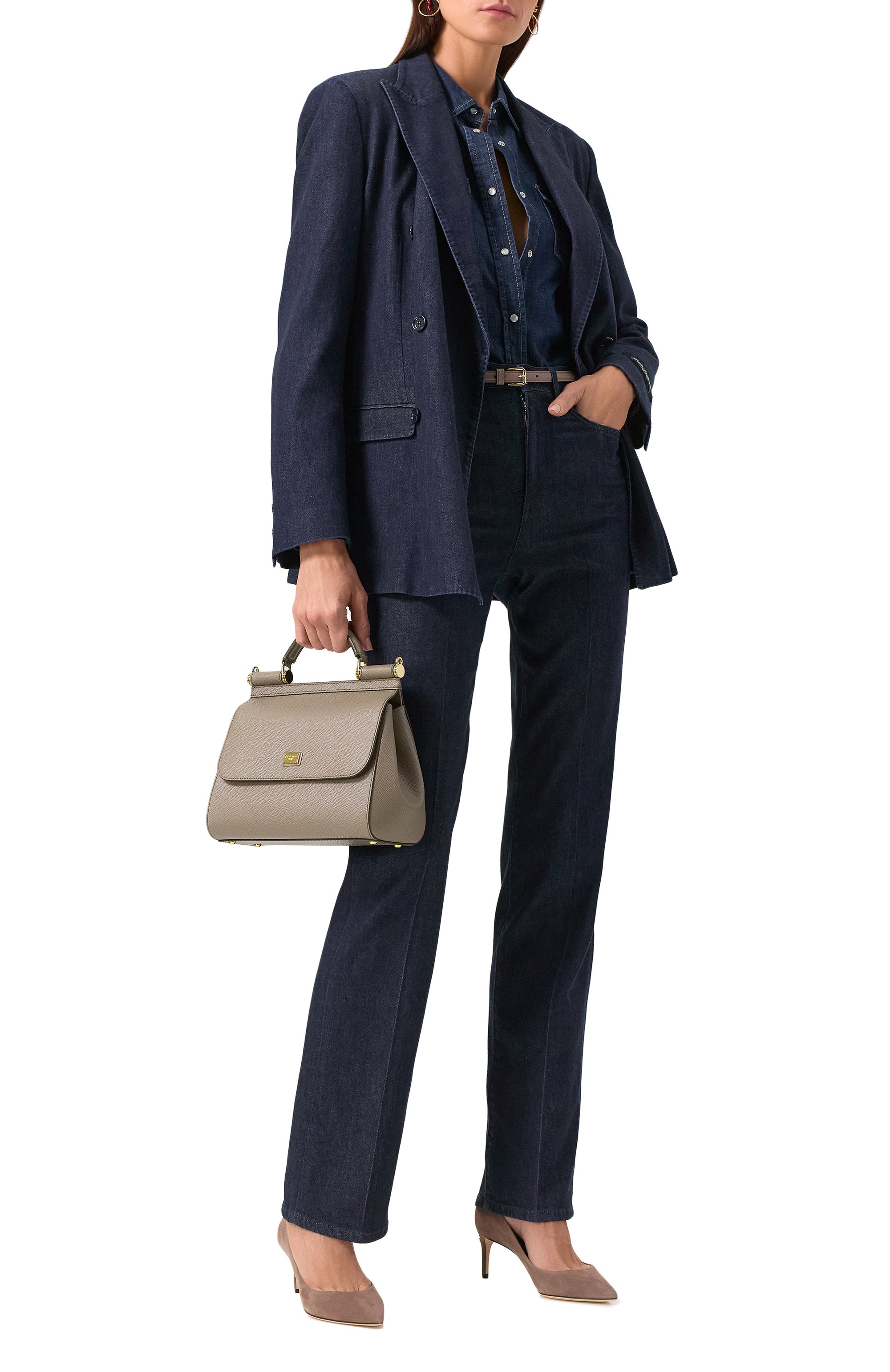 Сумка sicily large DOLCE & GABBANA, арт. BB9002/A1001_SET, фото 7