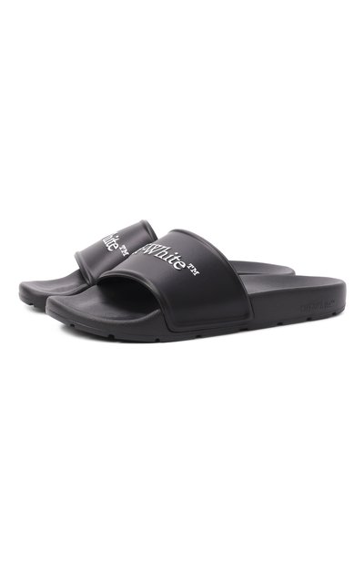 Женские шлепанцы bookish OFF-WHITE, арт. 0WIU001S26MAT002