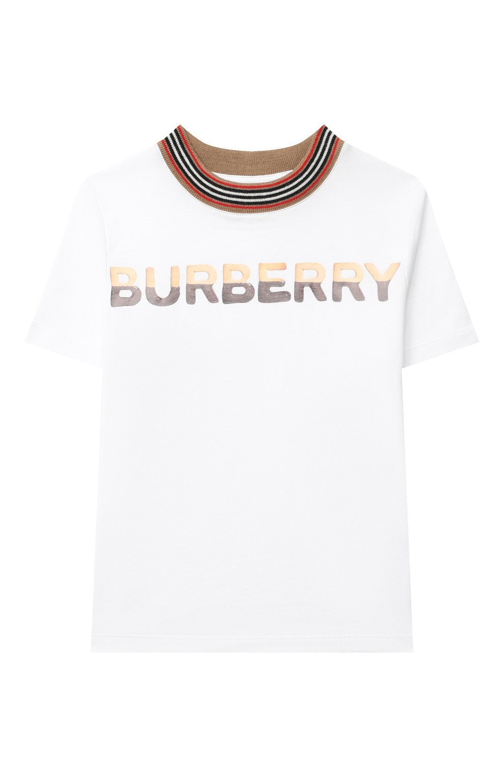 Хлопковая футболка BURBERRY, арт. 8036937, фото 1